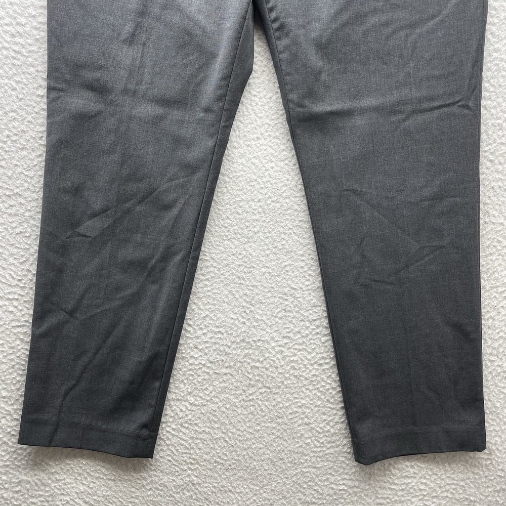 J. Crew Thompson Dress Pants Mens 38x30 (Tag 36) Wool Blend Gray Tapered Stretch - Picture 5 of 16